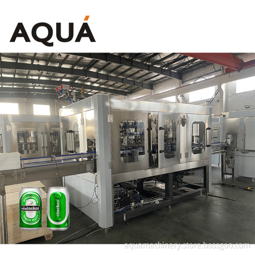High-Speed Carbonated Drink Canning Line - 100 Cans Per Minute